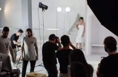 Making Of: Lia Line Calçados fotografa campanha com Flávia Alessandra