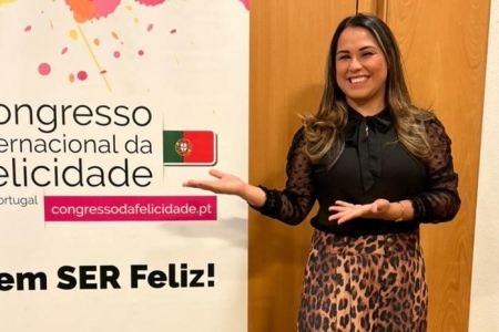 Nilda Marchi lança seus produtos em Lisboa, no 4° Congresso Internacional da Felicidade