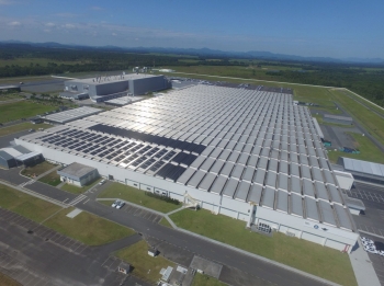 BMW Group amplia uso de energia solar para produzir veículos em Araquari