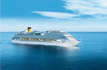 Navio Costa Diadema é destino de verão no Mediterrâneo
