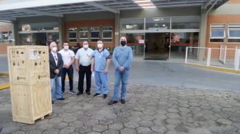 Fundo Empresarial doa respiradores às regiões de Rio do Sul, Jaraguá e Grande Florianópolis 