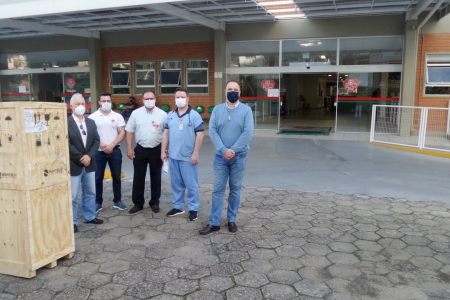 Fundo Empresarial doa respiradores às regiões de Rio do Sul, Jaraguá e Grande Florianópolis 