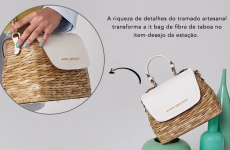 Bolsas de palha JORGE BISCHOFF: criações artesanais em modelos que vão da praia à cidade