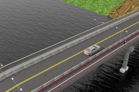 Nova ponte entre o Bremer e o Navegantes terá 192 metros de extensão