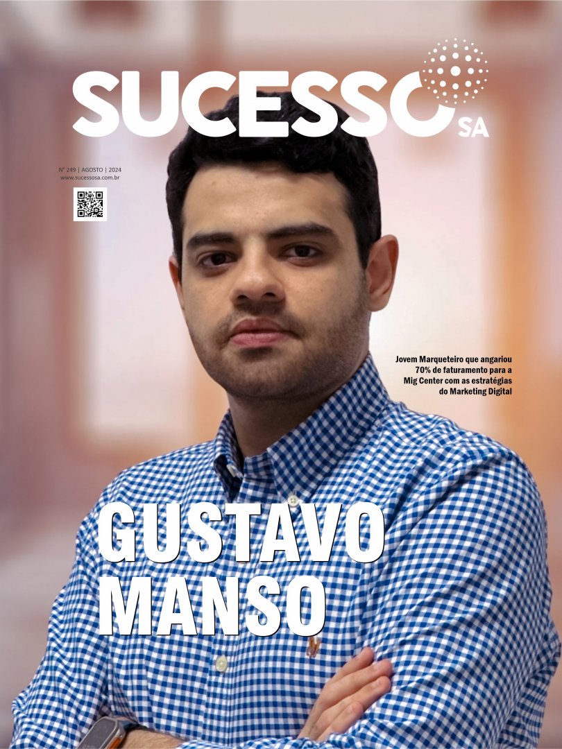 Capa Revista Sucesso - Augusto Manso da Mig Center