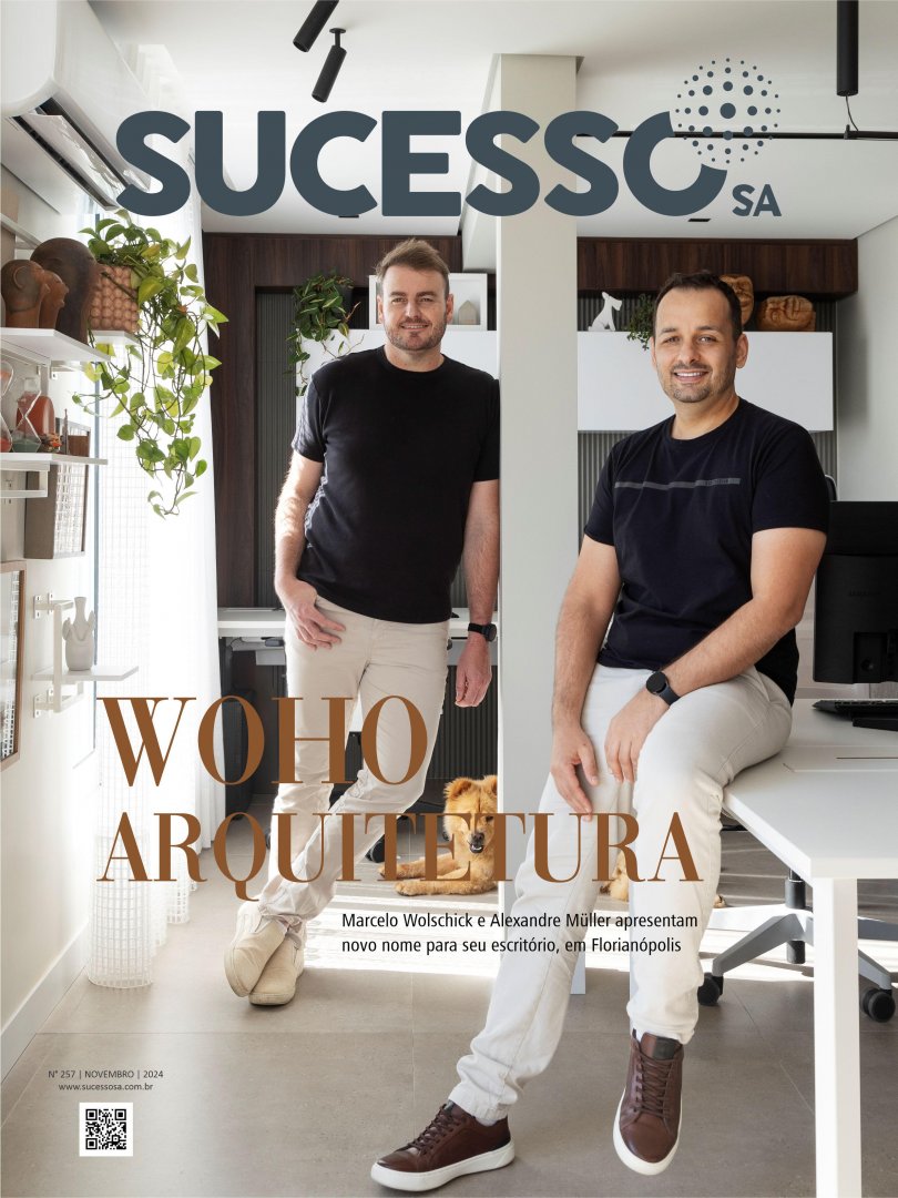 Capa revista Sucesso SA com WOHO Arquitetura